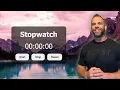 Build a Stopwatch Using Javascript HTML CSS