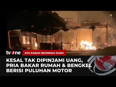 Pemuda Bakar Rumah Warga, Gegara Tidak Dipinjami Uang