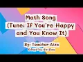 Before Class Math Song Energizer