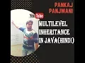 Multilevel Inheritance in Java By Pankaj Panjwani YCT Academy Hindi
