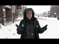 St Cloud Minnesota sees Heavy Snow Fall amid Winter Storm
