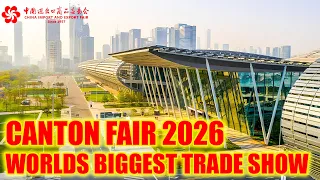 The World Isn t Leaving China Look at This Canton Fair 2026 Guangzhou China