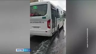 Омич пытался задержать водителя автобуса, который якобы нарушил ПДД
