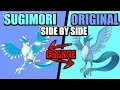 Pokemon Gen 1 Artwork Original and Sugimori side by side