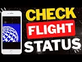 How to Check Flight Status in United Airlines App