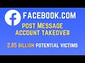 25 000 Facebook com postMessage account takeover vulnerability
