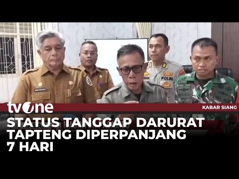 Pemerintah Tapanuli Tengah Perpanjang Masa Tanggap Darurat 7 Hari