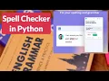 Spell Checker in Python GingerIt Library Sentence Corrector