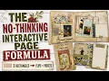 My No-Thinking Formula for Interactive Junk Journal Pages Stop Guessing