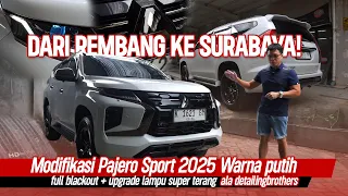 the results are awesome modified 2025 pajero sport from remang to surabaya 