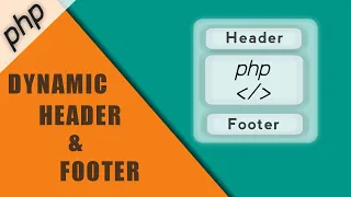 PHP - Dynamic Header Footer How To Include Header and Footer In Html Header and Footer In PHP