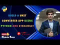 Build a Unit Converter App using Python and Streamlit