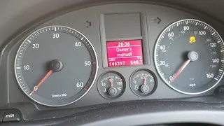 vw golf oil pressure engine off P0726