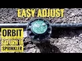 How to Adjust Orbit Saturn III Sprinkler - Simple