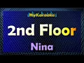Download Lagu 2ND FLOOR - Karaoke version in the style of NINA