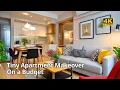 Tiny Apartment Makeover on a Budget | Affordable Decor Ideas for Small Spaces