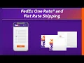 What is FedEx One Rate and how does flat rate shipping work