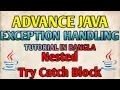JAVA Exception Handling Bangla Tutorials 47 - Nested Try Catch Block