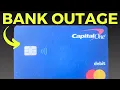 Capital One Customers Beware Nationwide Bank Outage