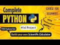 Build Your Own Scientific Calculator Python Full course for Beginners