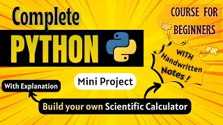 Build Your Own Scientific Calculator Python Full course for Beginners