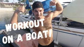 On The Docks Workout Next To Your Boat