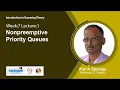 Lec 24 Nonpreemptive Priority Queues