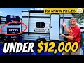 2 Small Campers Under 12 000 Show Price with Bathrooms and Fireplaces