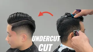 How To Cut Undercut Hairmen s Undercut Haircut Tutorial Step-by-Step Hair men s cut