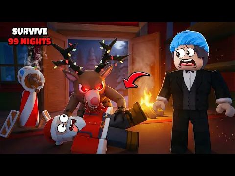 Video Thumbnail: I SURVIVE 99 NIGHTS in the FOREST | Roblox | PINAKAEN KO ANG FAKE SANTA SA SKINWALKER