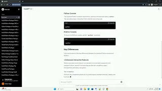ipython vs python console