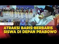 Lagu Terpukau! Presiden Prabowo Tepuk Tangan Lihat Aksi Baris-Berbaris Siswa di Peresmian Sekolah Rakyat