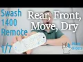 Brondell Swash 1400 Bidet Seat Remote - Rear front move dry