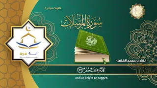 سورة المرسلات كاملة للقارئ الشيخ محمد الفقيه مؤسسة آيه للانتاج الاسلامي فعل زر الجرس ليصلك كل جديد دندنها