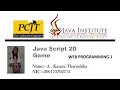 Java Institute selection programme 2D Game