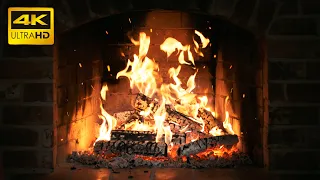 🔥 The Most Realistic Fireplace with Crackling Wood and Soft Night Ambience for Cozy Reading Time