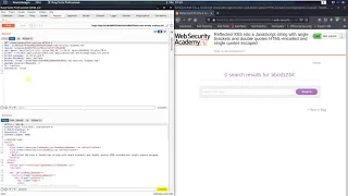 Reflected XSS into a JavaScript string with angle brackets solution