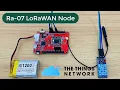Sending LoRaWAN Sensor Node Data to The Things Network Server TTN