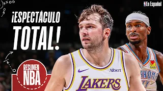 LUKA DONČIĆ Y SHAI GILGEOUS-ALEXANDER y su ESPECTACULAR NOCHE | Resultados RESUMEN NBA (25/oct/2026)