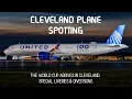 Cleveland Hopkins Plane Spotting World Cup Charters INSANE Special Liveries Egyptair A350 More