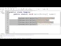 Class Objects Methods Parameter Passing Default Constructor Parameterized Constructors in java