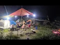Camping hujan deras. Asmr