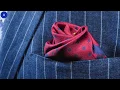 Fold your pocket Square in THE ROSE STYLE