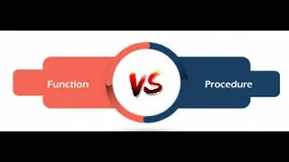 Difference between functions and procedures