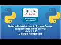 Cisco NetAcad Introduction to Python Course - Supplemental Lab Tutorial Solution Set Lab 3 1 2 15