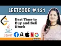 Best Time to Buy and Sell Stock Leetcode 121 Top 150 interview question series