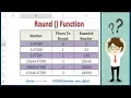 Round Function in Excel - Round to nearest Number in Excel