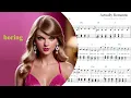 Download Lagu Taylor Swift — Actually Romantic — Piano Sheet Music