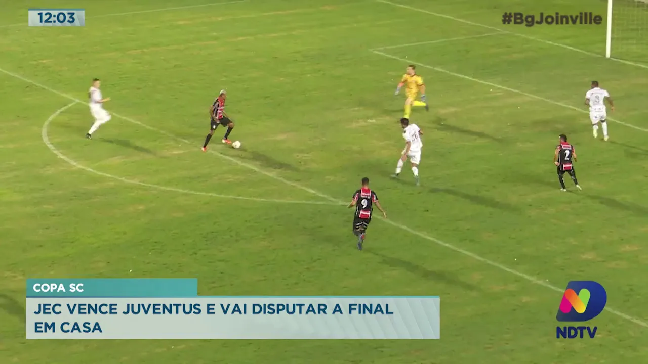 Copa SC: JEC vence Juventus e vai disputar a final em casa