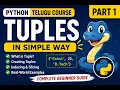 Python Tuples in Telugu What is Tuple Creating Accessing Part 1 Python in telugu